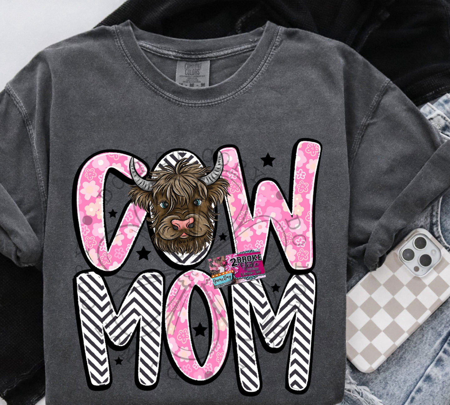 Cow Mom Comfort Color