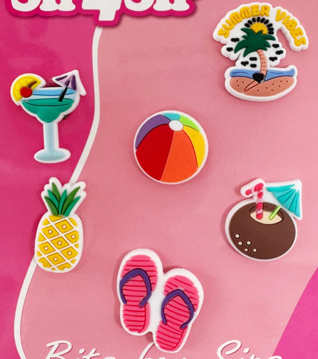 Beach Pineapple Tumbler Sleeve Charms