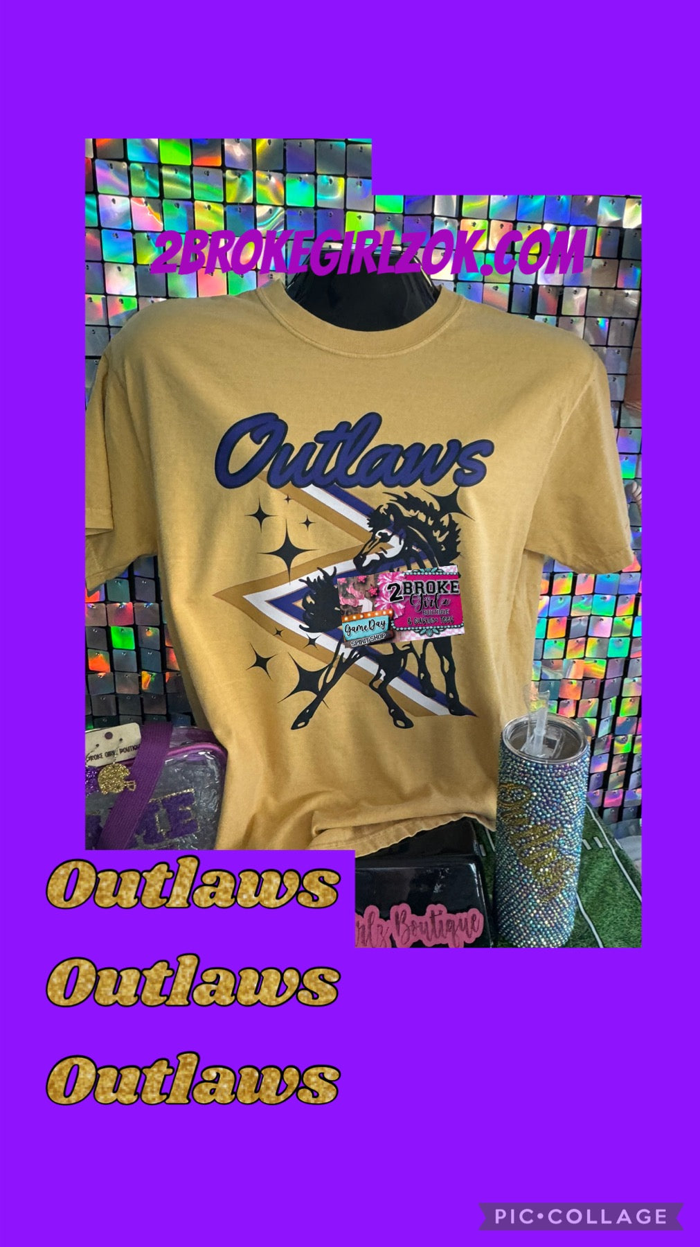 Comfort Colors Outlaws Graphic Tee