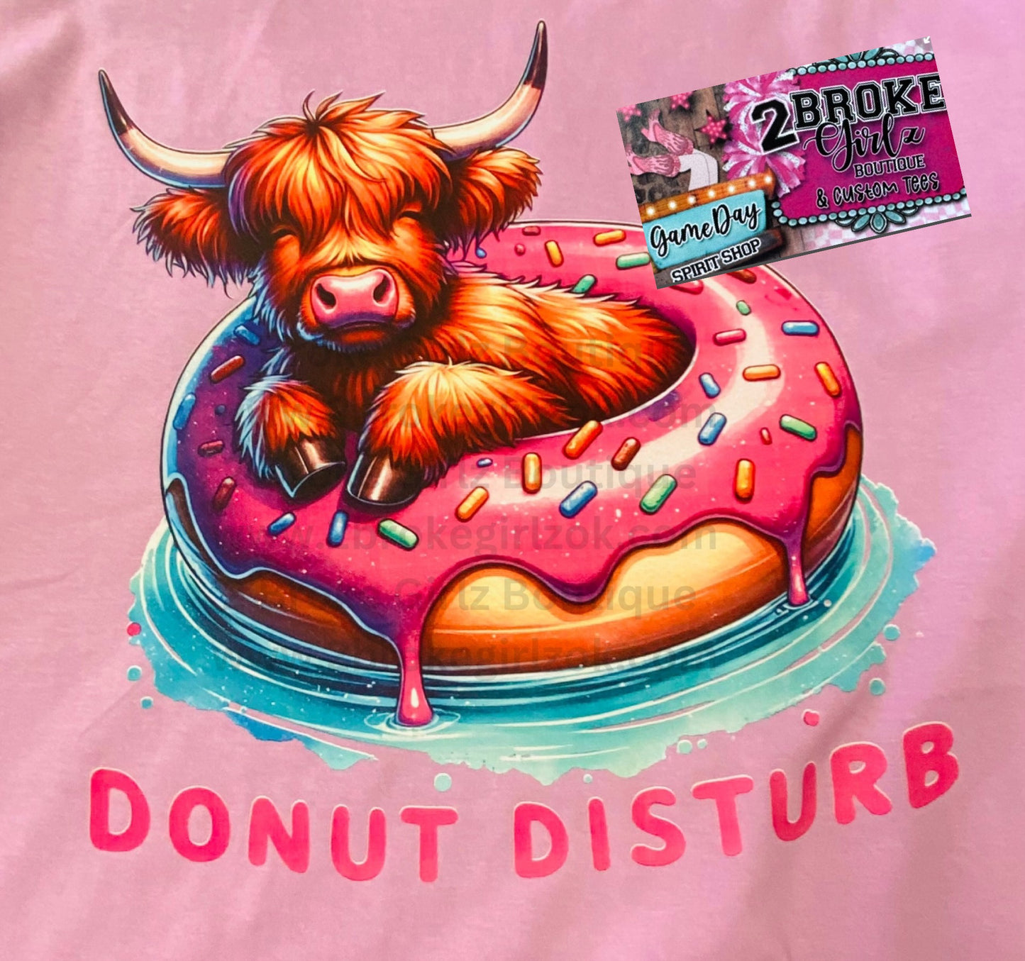 Donut Disturb - Light Pink Tee or Sweatshirt