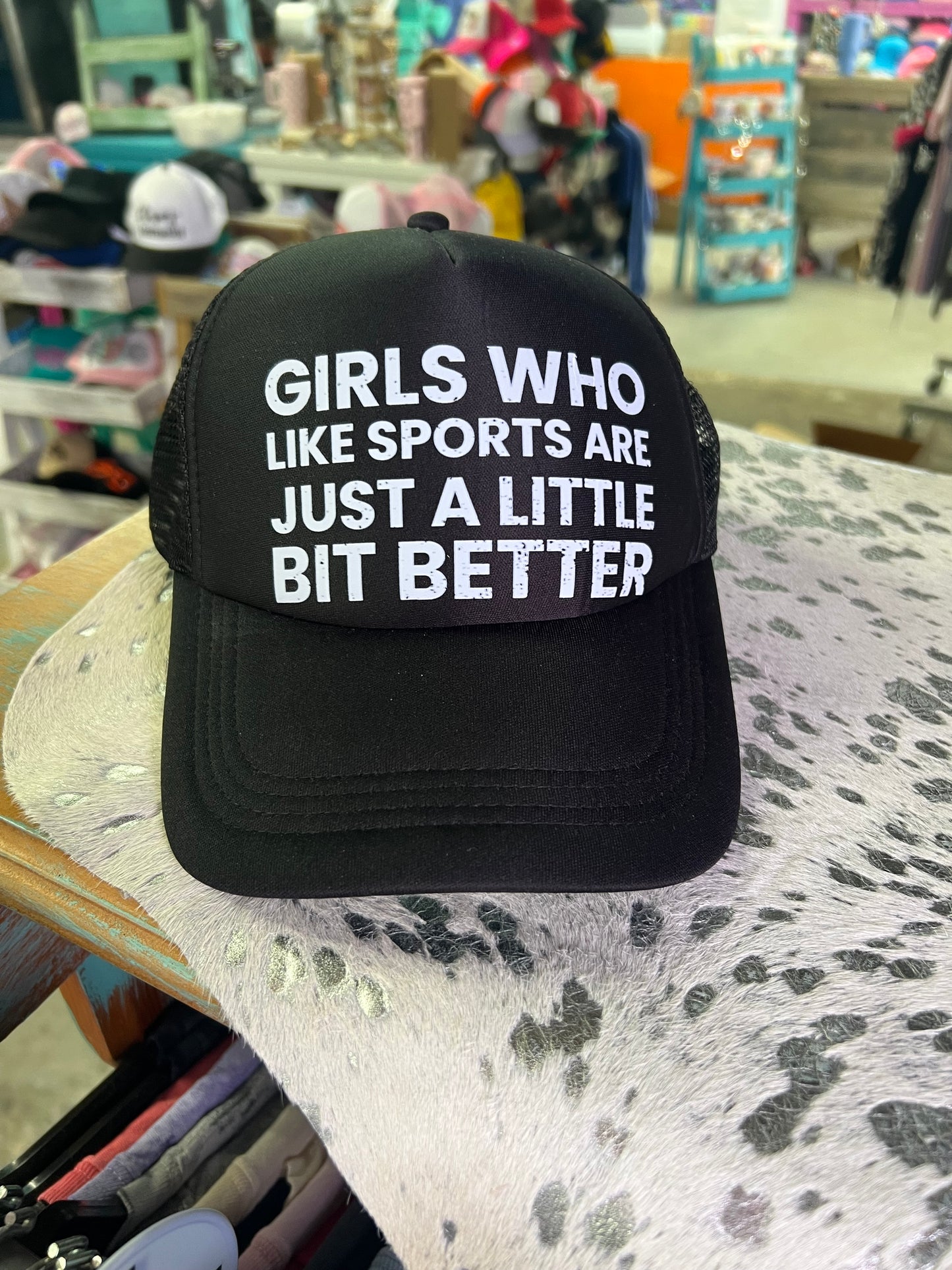 Girls who like Sports Trucker Hat