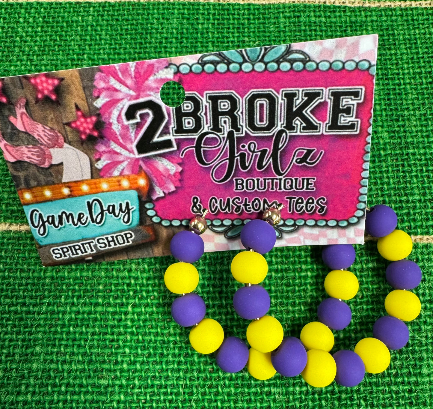 1st Down Hoop Earrings