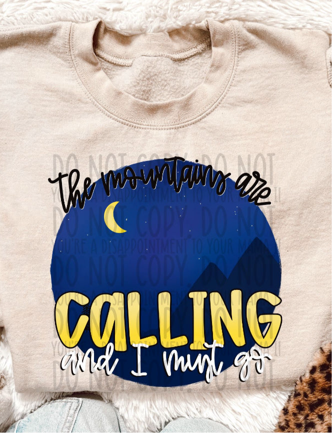 Mountains are Calling Graphic Tee