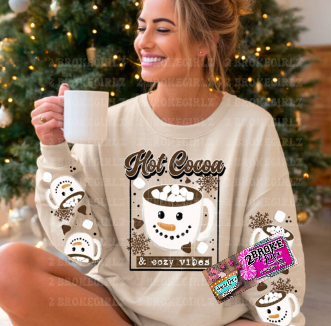 Hot Cocoa & Cozy Vibes Sweatshirt
