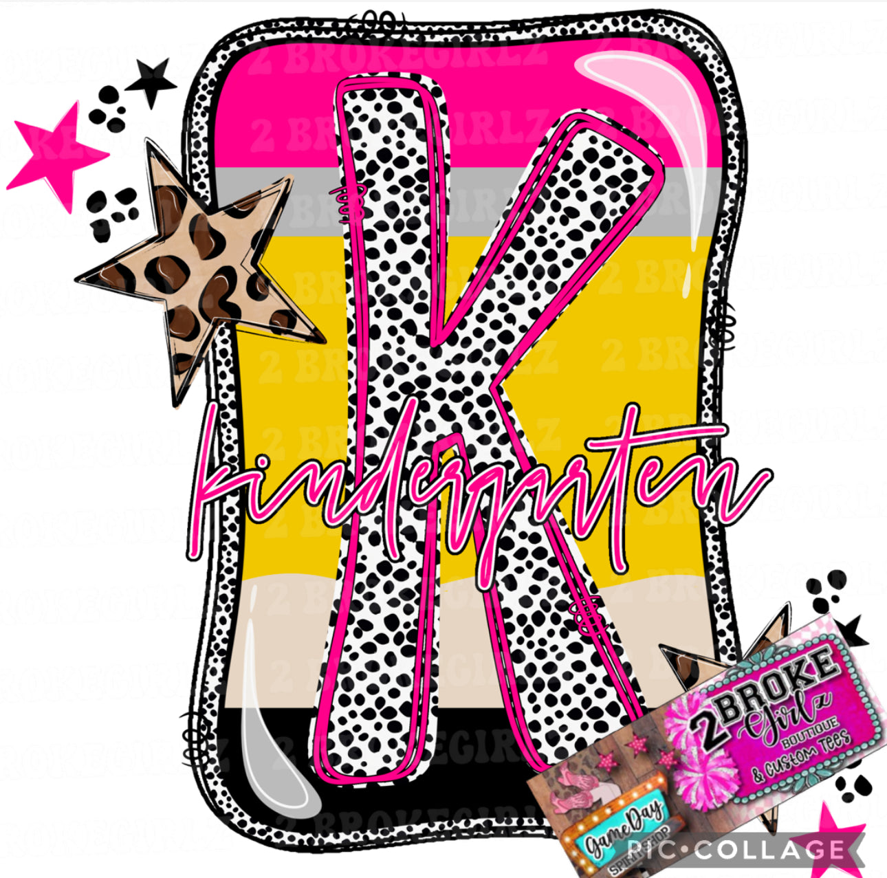 Kindergarten Tee- Softstyle or Comfort Color