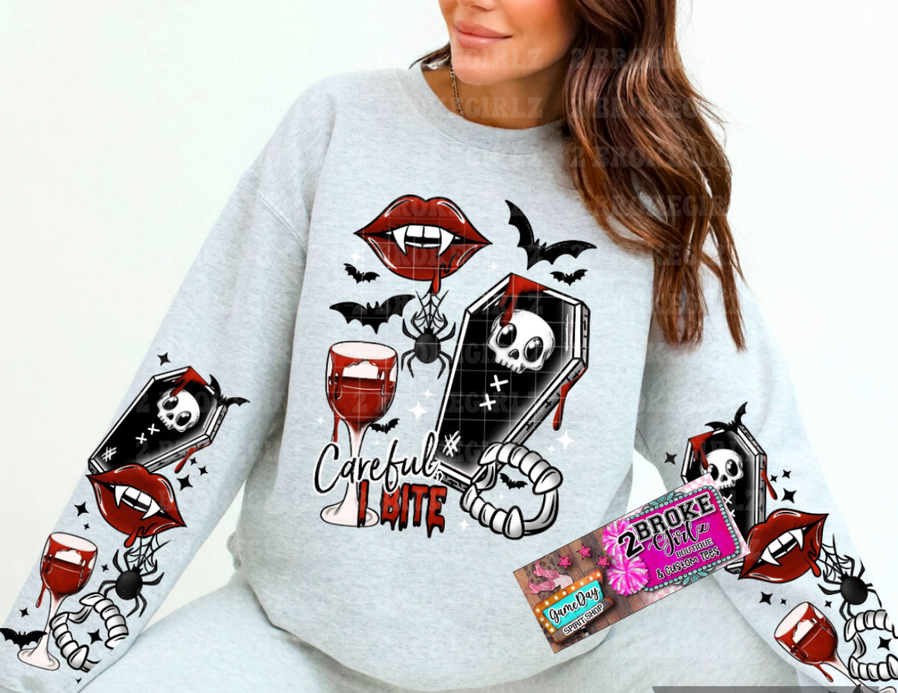 Careful I Bite Sweatshirt