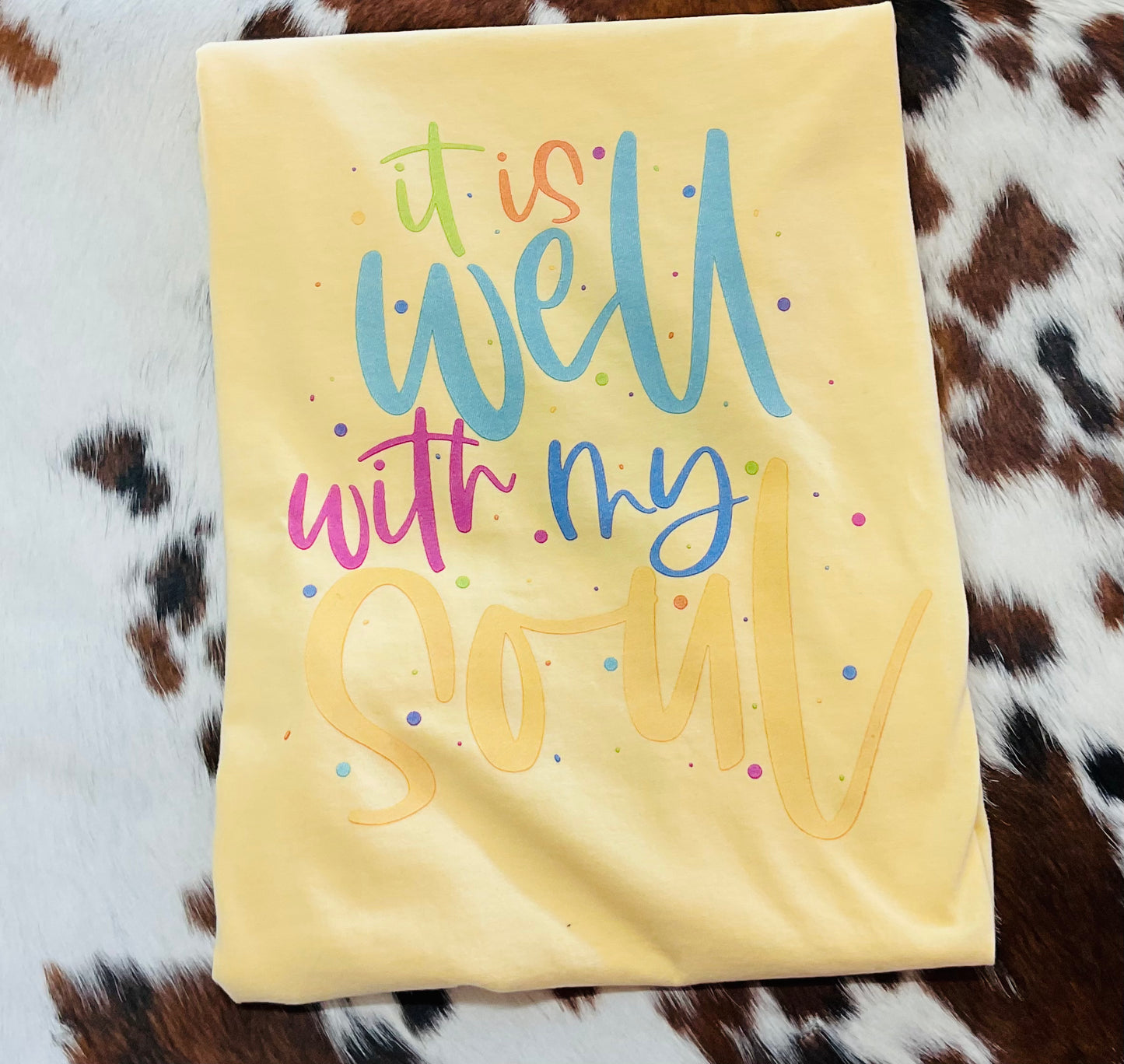 Comfort Colors It is Well With My Soul Tee