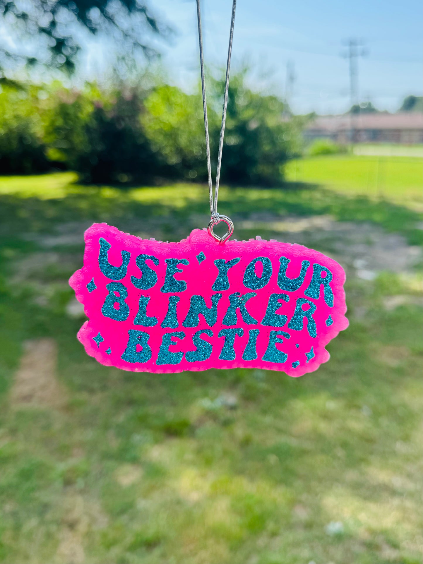 Pink Use Your Blinker Freshie