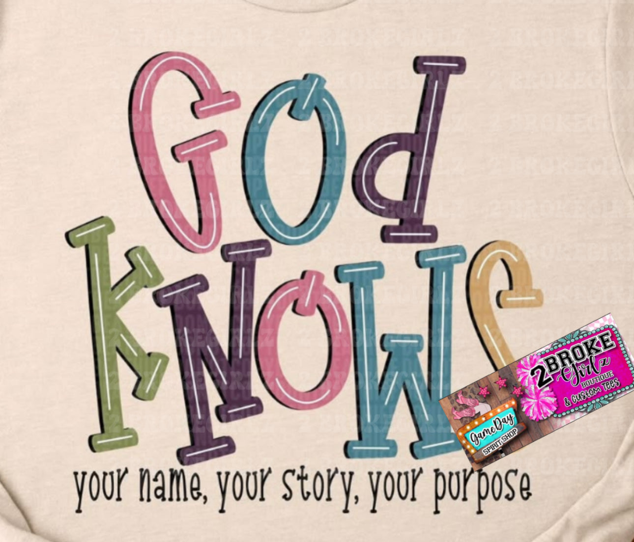 God Knows Tee Or Sweatshirt
