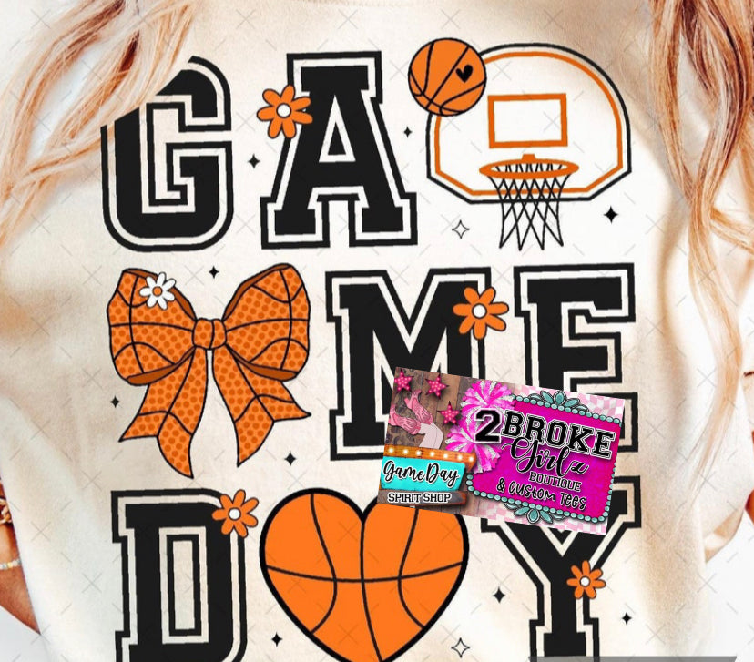 Gameday Basketball Tee or Crewneck