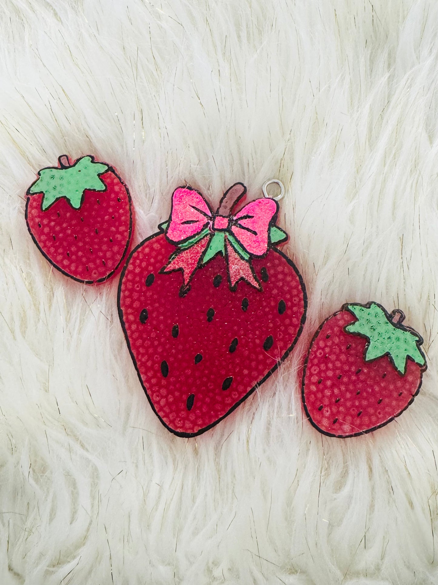 Strawberry Freshie + Vent Clips