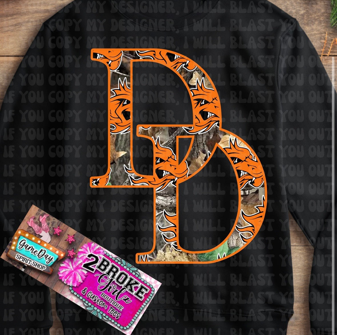 Dewar Dragons Camo Tee/Sweatshirt