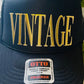 Vintage Metallic Puff Trucker Hat