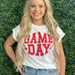 Game Day Red White Star Tee
