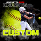 Custom Softball or Baseball Graphic Tee