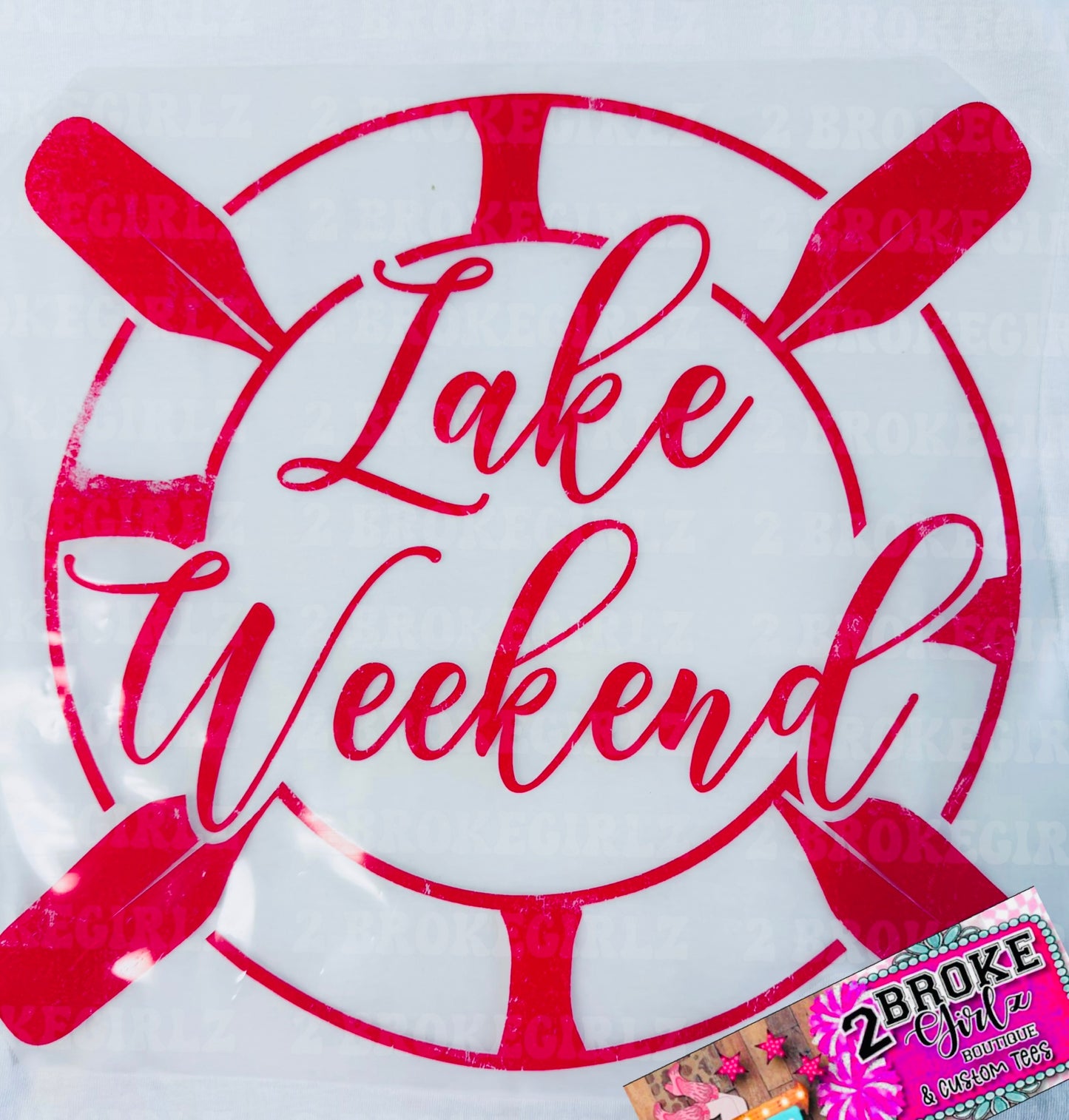 DTF Lake Weekend Print