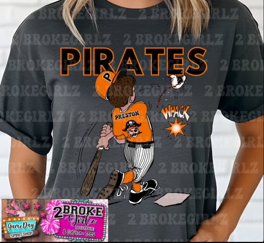 Pirates Comfort Color Tee