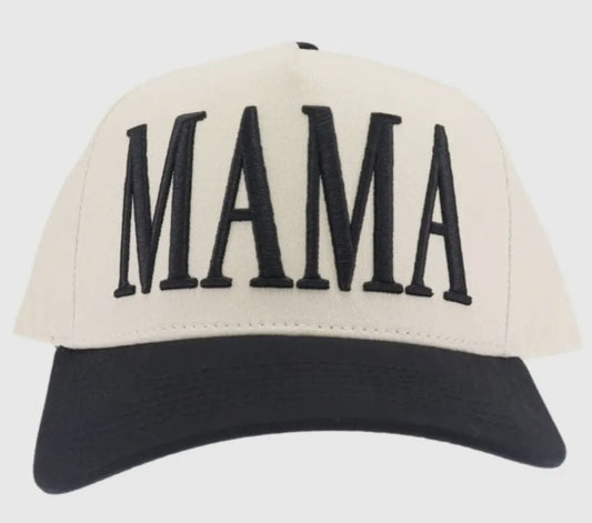 Puff Embroidered MAMA Hat