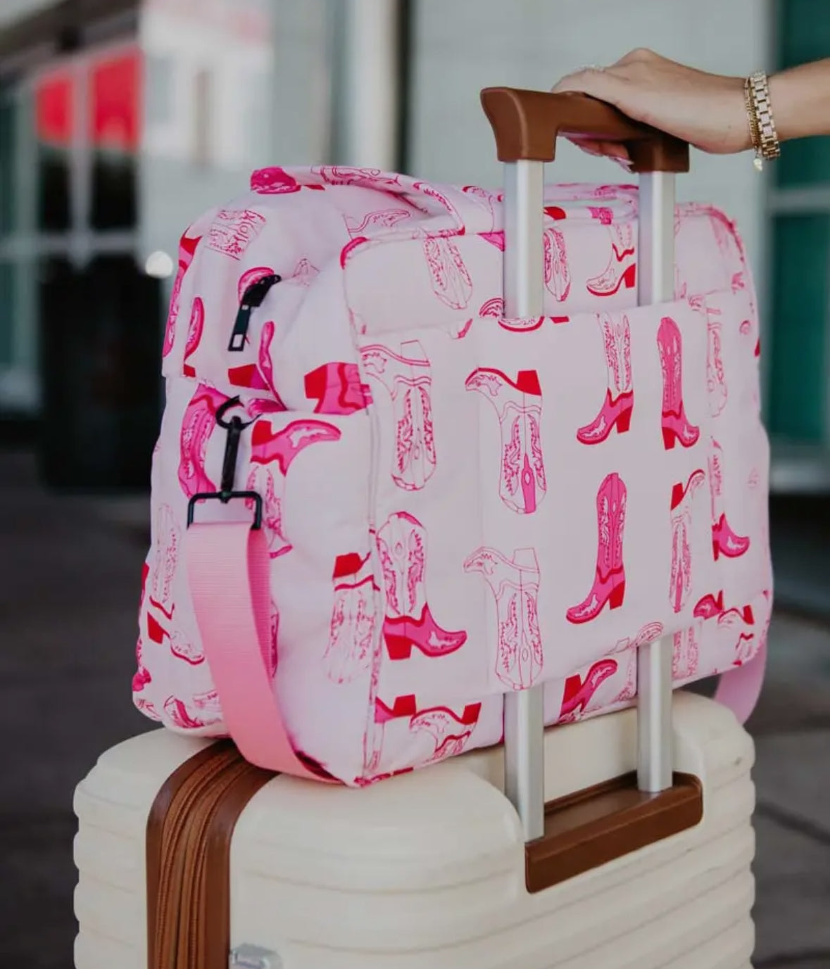 Light Pink Western Boots
Weekender Bag