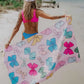 Girly Coquette Quick Dry Beach Towel