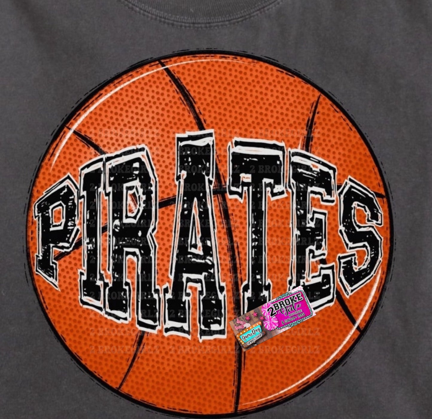 Pirates Basketball Graphic Tee