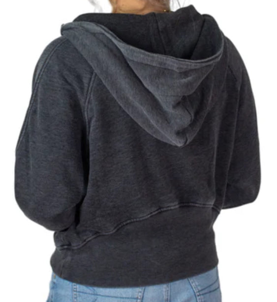 Half Zip Wash Hoodie