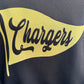 Chargers Glitter Crewneck