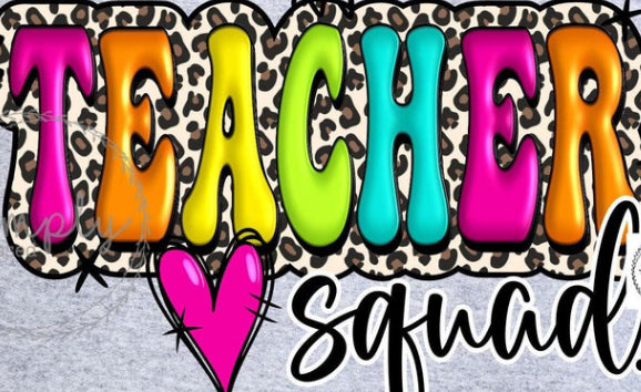 Teacher Squad Graphic Tee