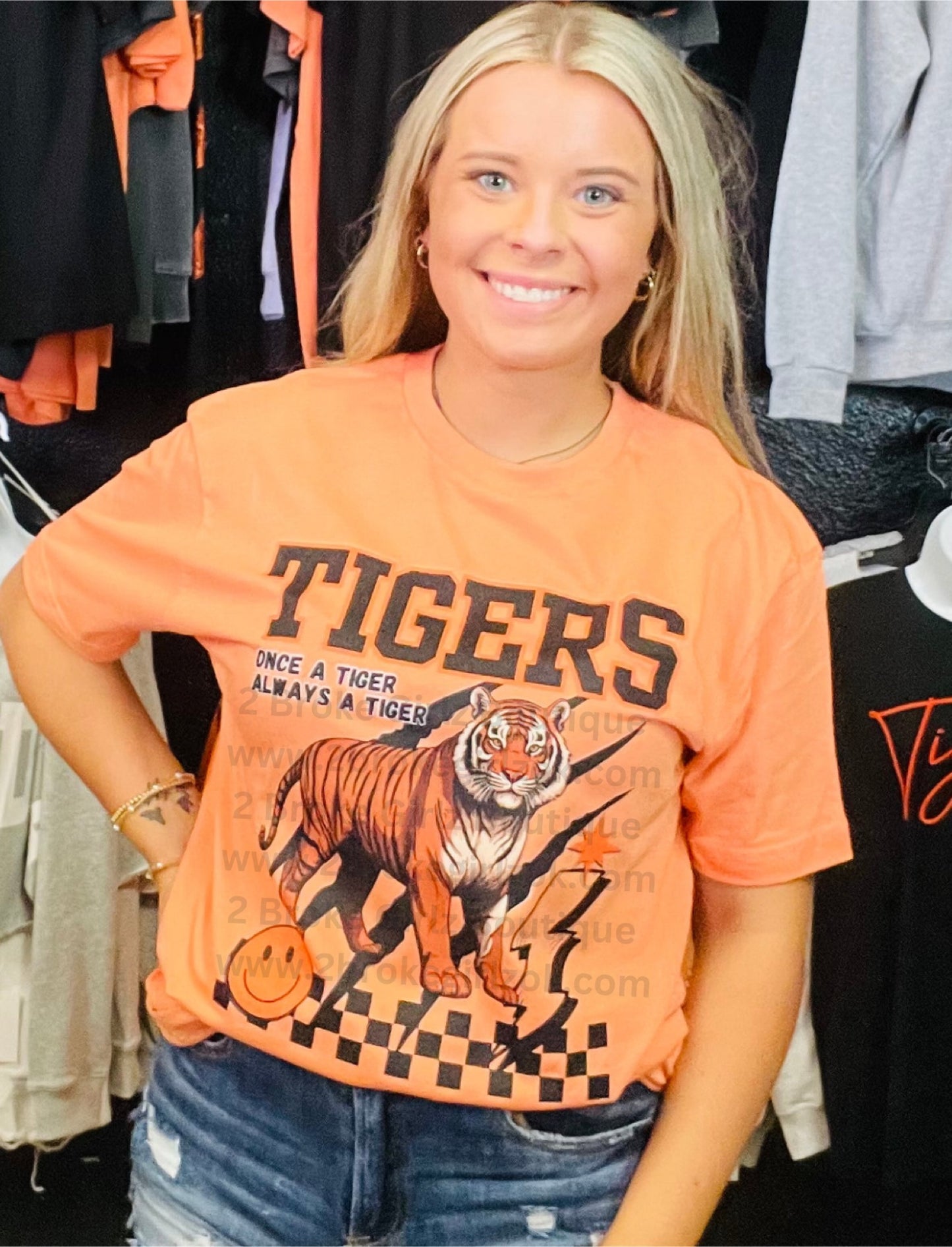Orange Tigers Tee