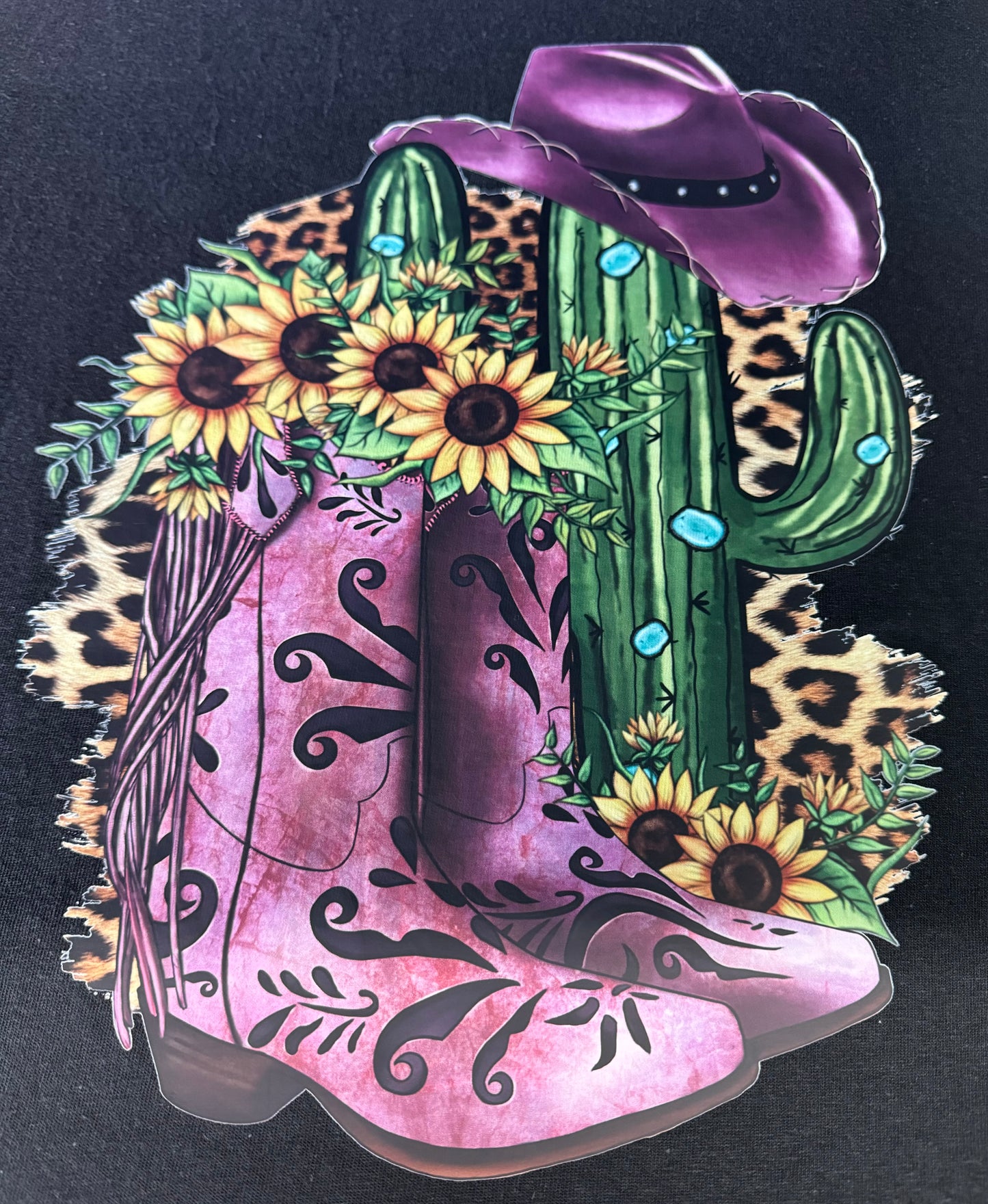 Sunflowers and Boots