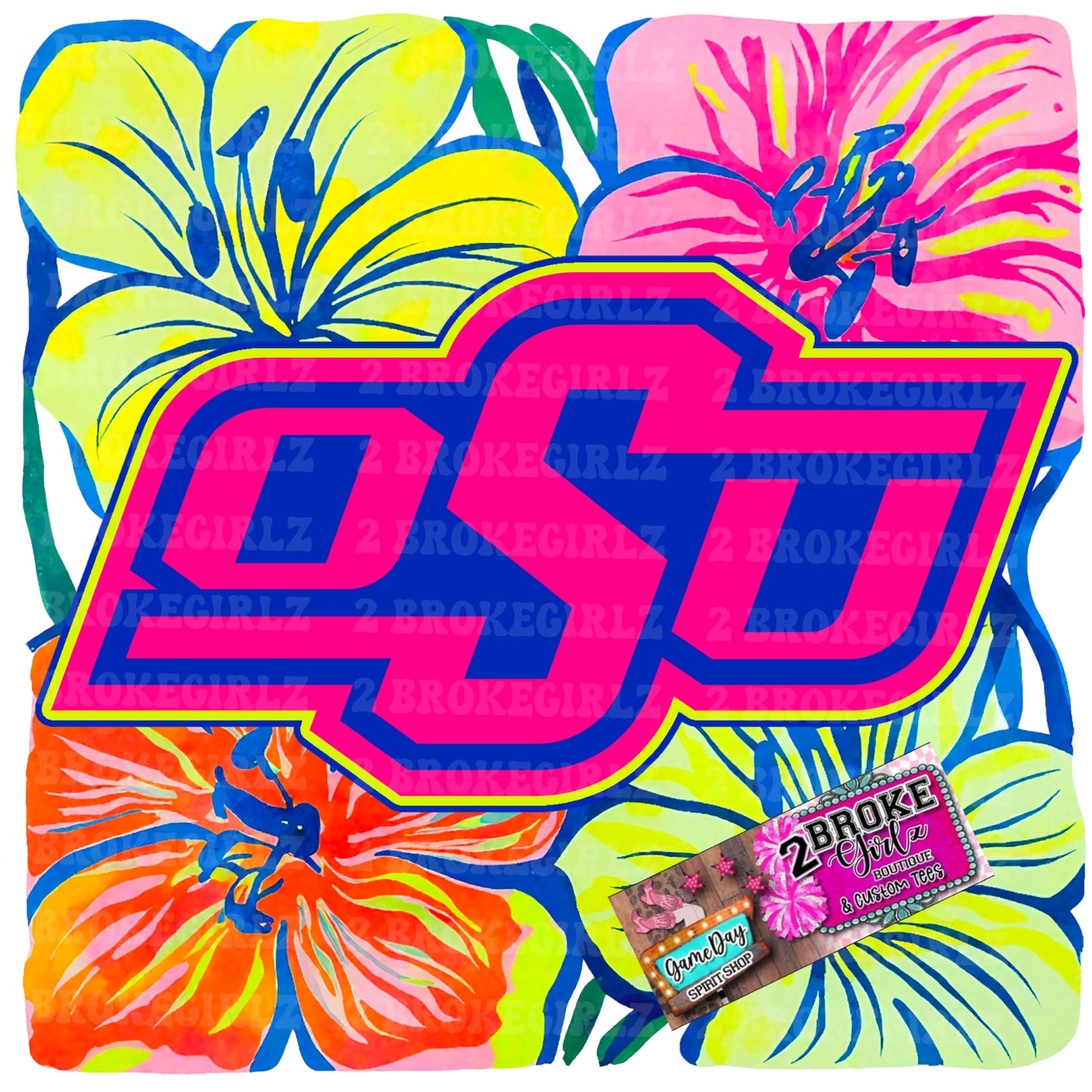 Floral OSU Graphic Tee