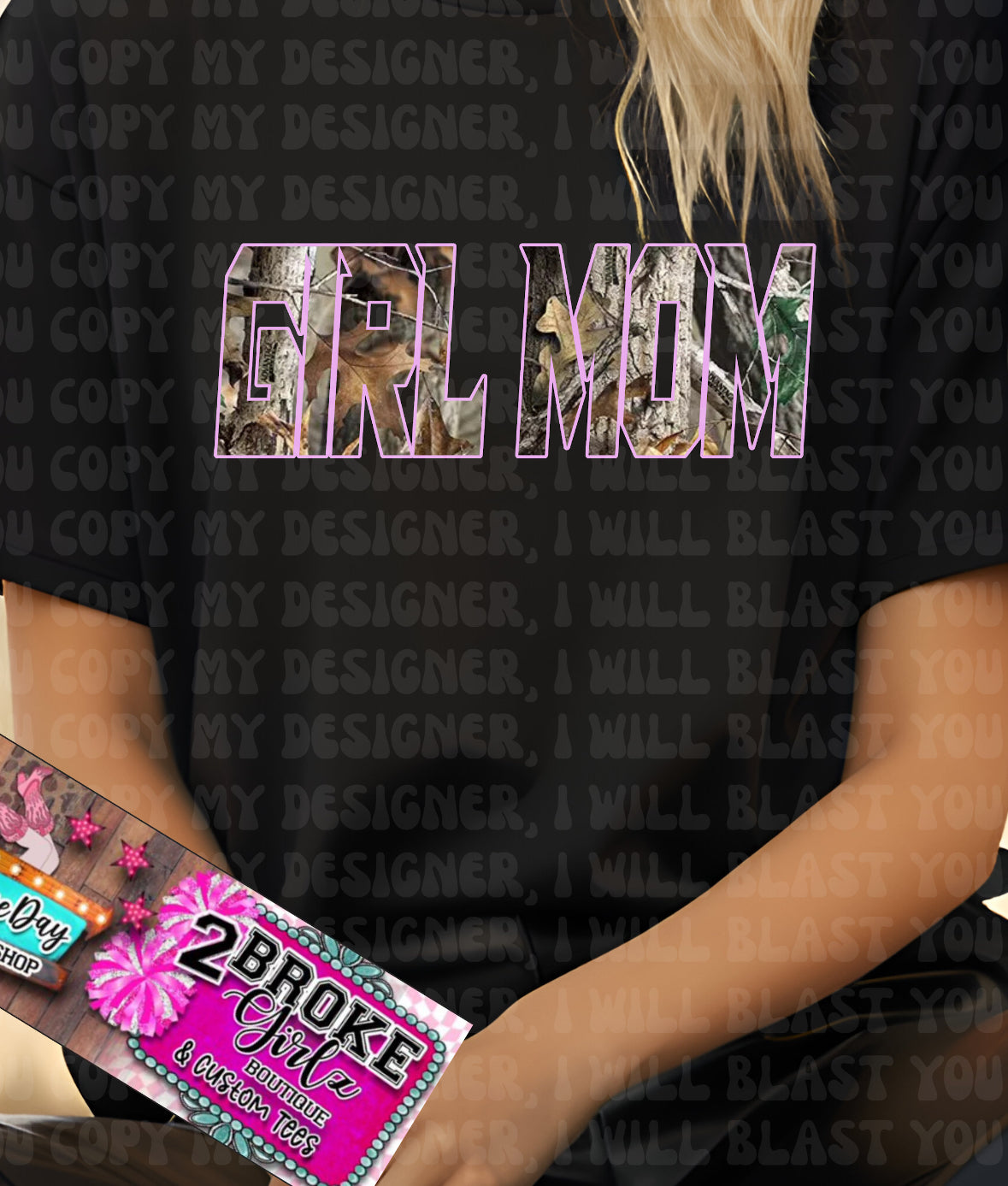 Boy Mom/ Girl Mom Camo Tee