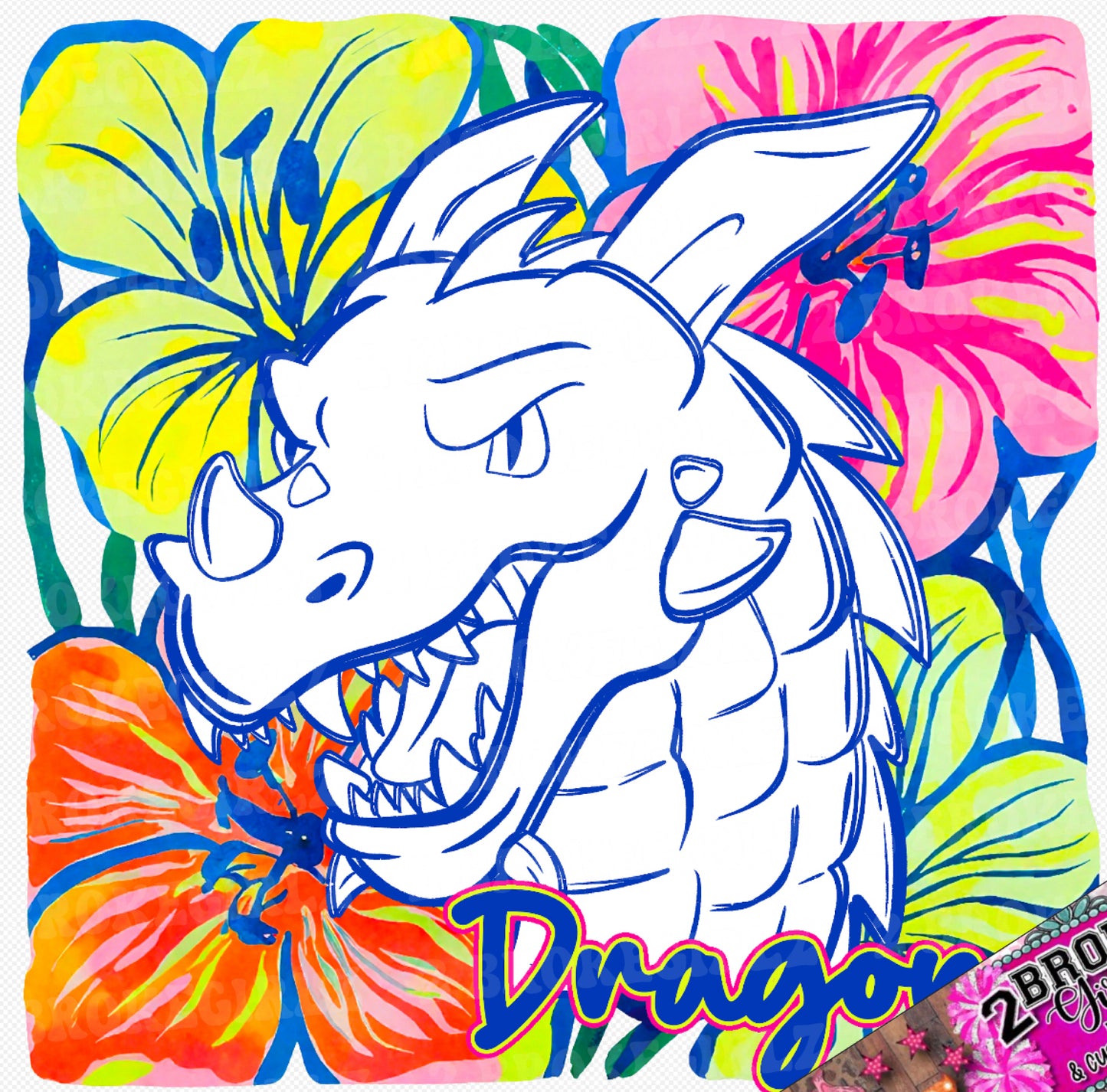 Floral Custom Graphic Tee YOUTH SIZES