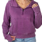 Half Zip Wash Hoodie