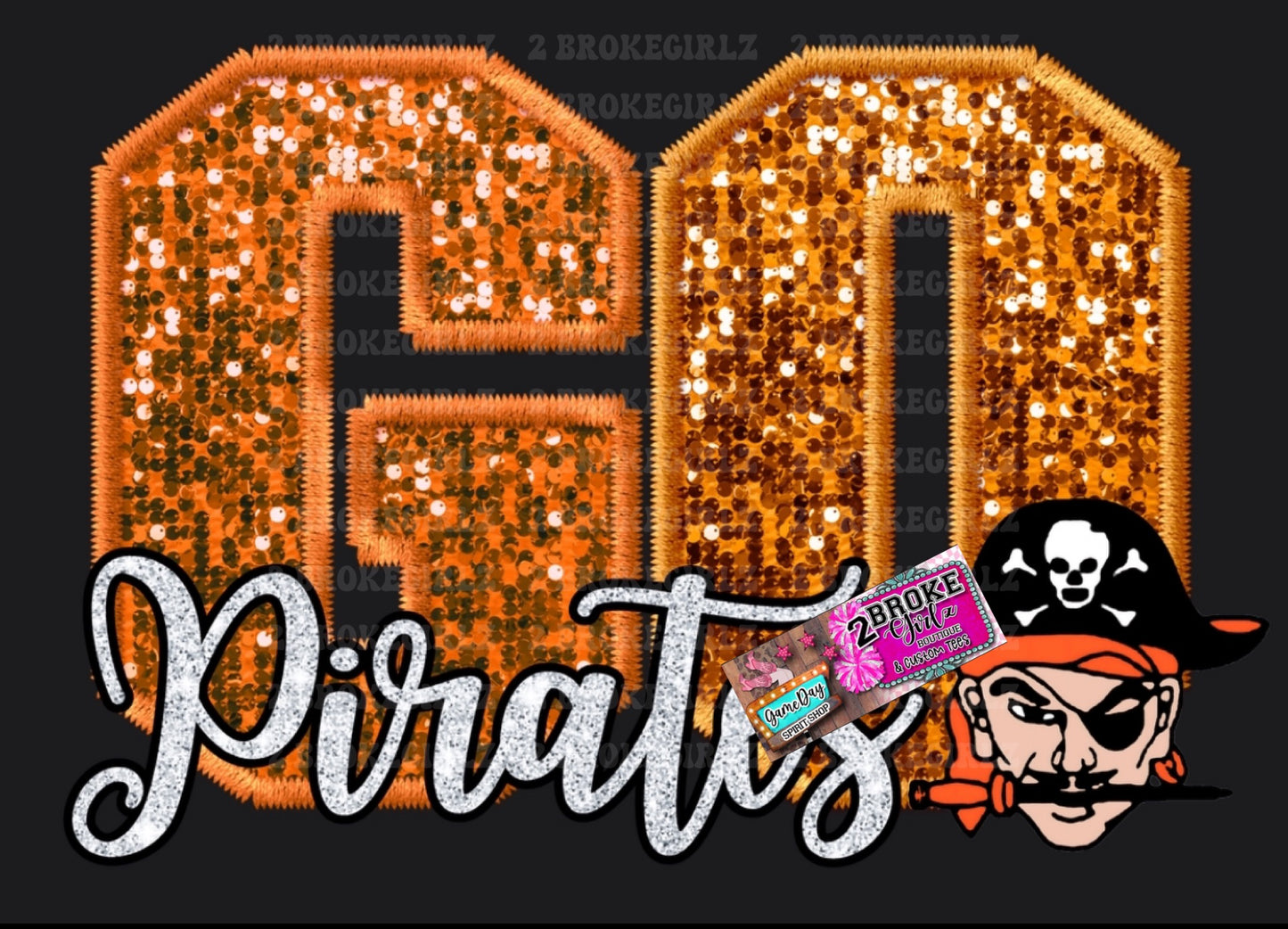 Go Pirates Graphic Tee