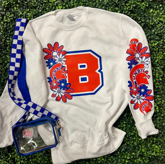 Spartans Floral Tee/Sweatshirt