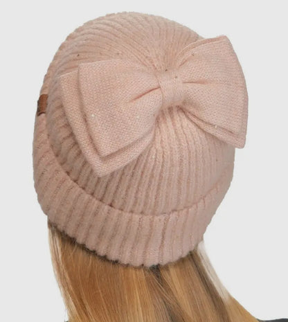 2 way options: Pony tail style and Regular style Beanie
