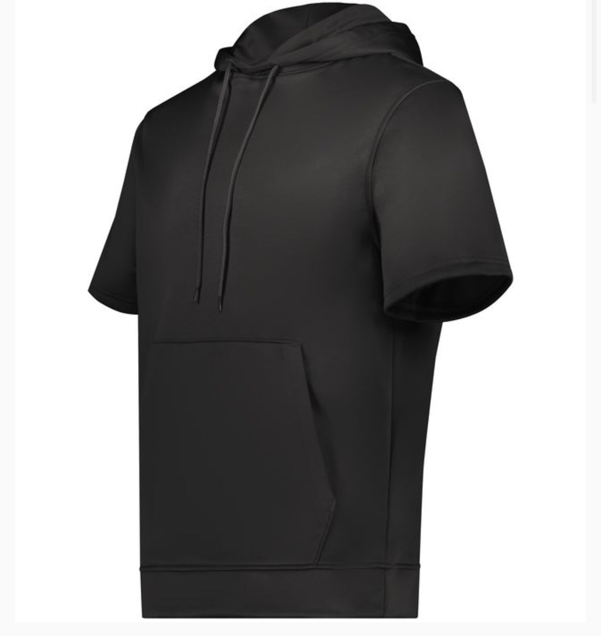 WICKING FLEECE SHORT SLEEVE HOODIE