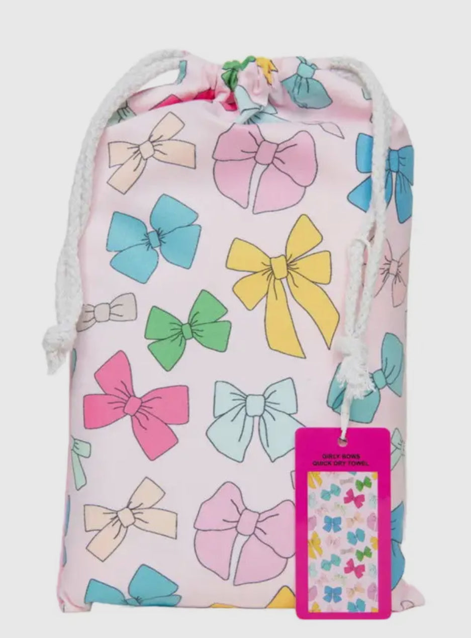 Girly Coquette Quick Dry Beach Towel