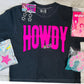Howdy Puff Comfort Colors Mom Crop