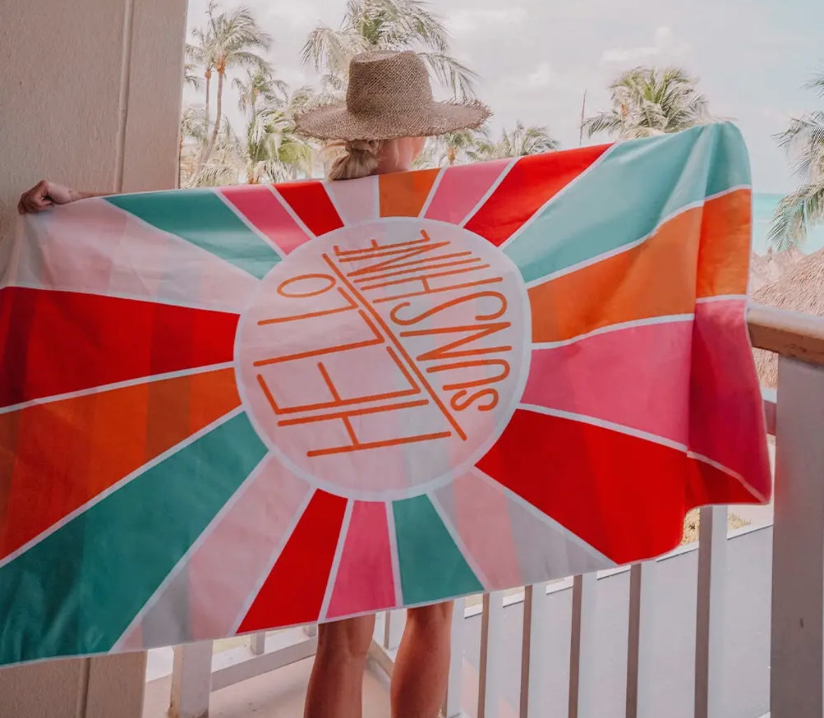 Hello Sunshine Quick Dry Towel