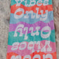Good Vibes Repeat Pattern Quick Dry Beach Towels