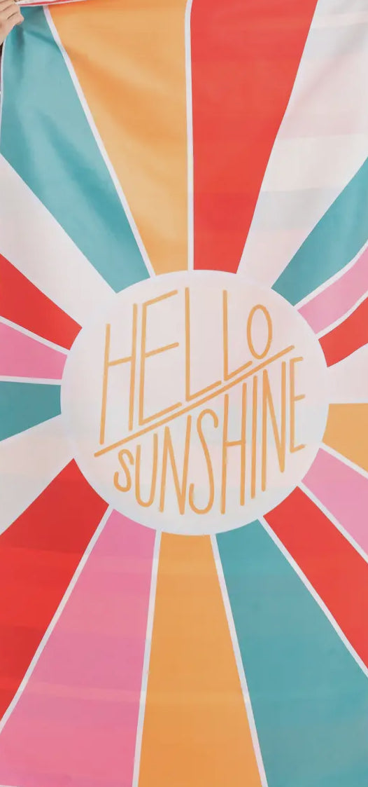 Hello Sunshine Quick Dry Towel