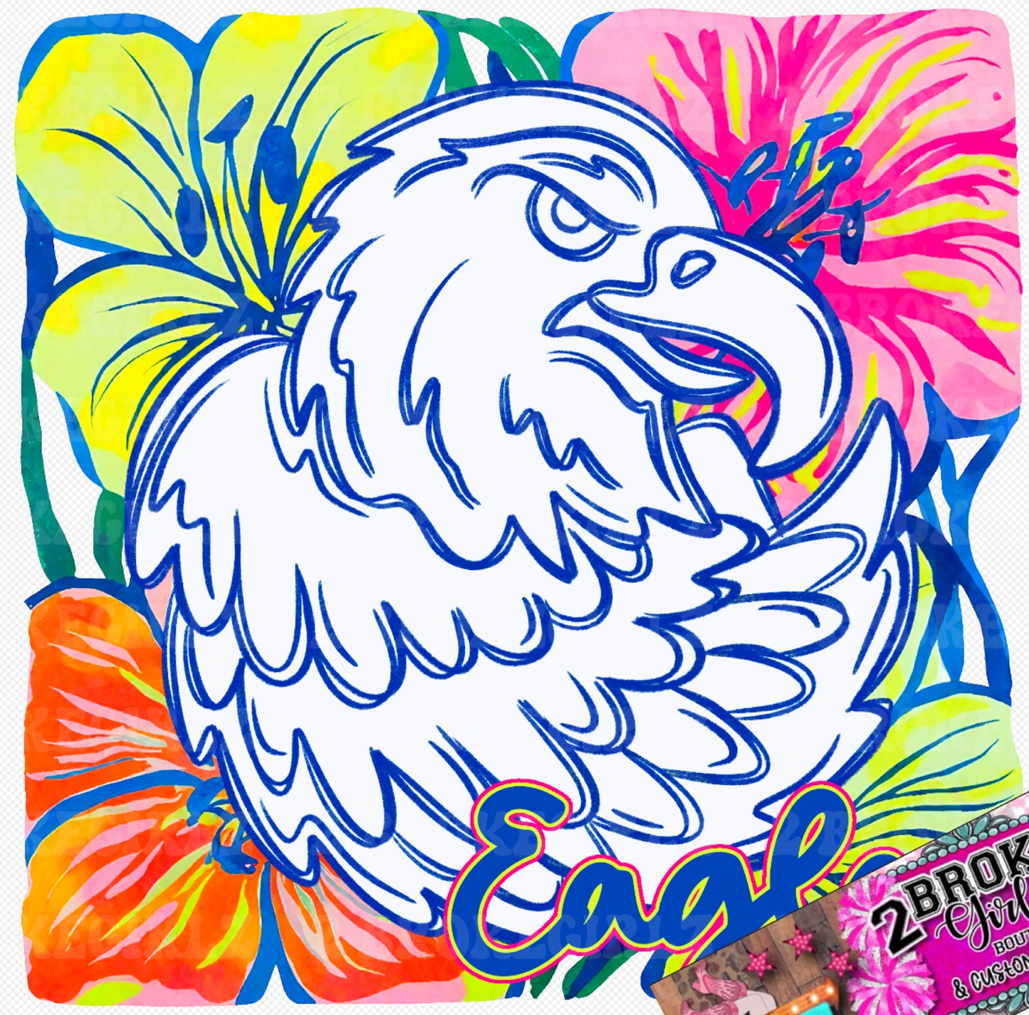 Floral Custom Graphic Tee YOUTH SIZES