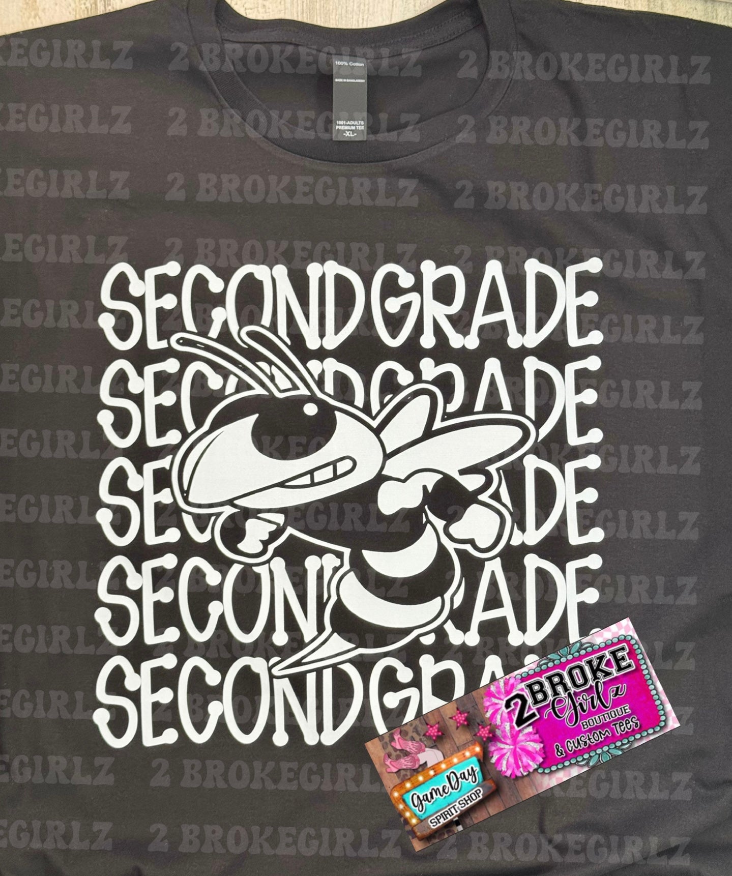 Second Grade Hornets Graphic Tee