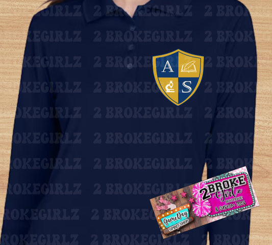 The Academy of Seminole Youth- Adult Long Sleeve Polo