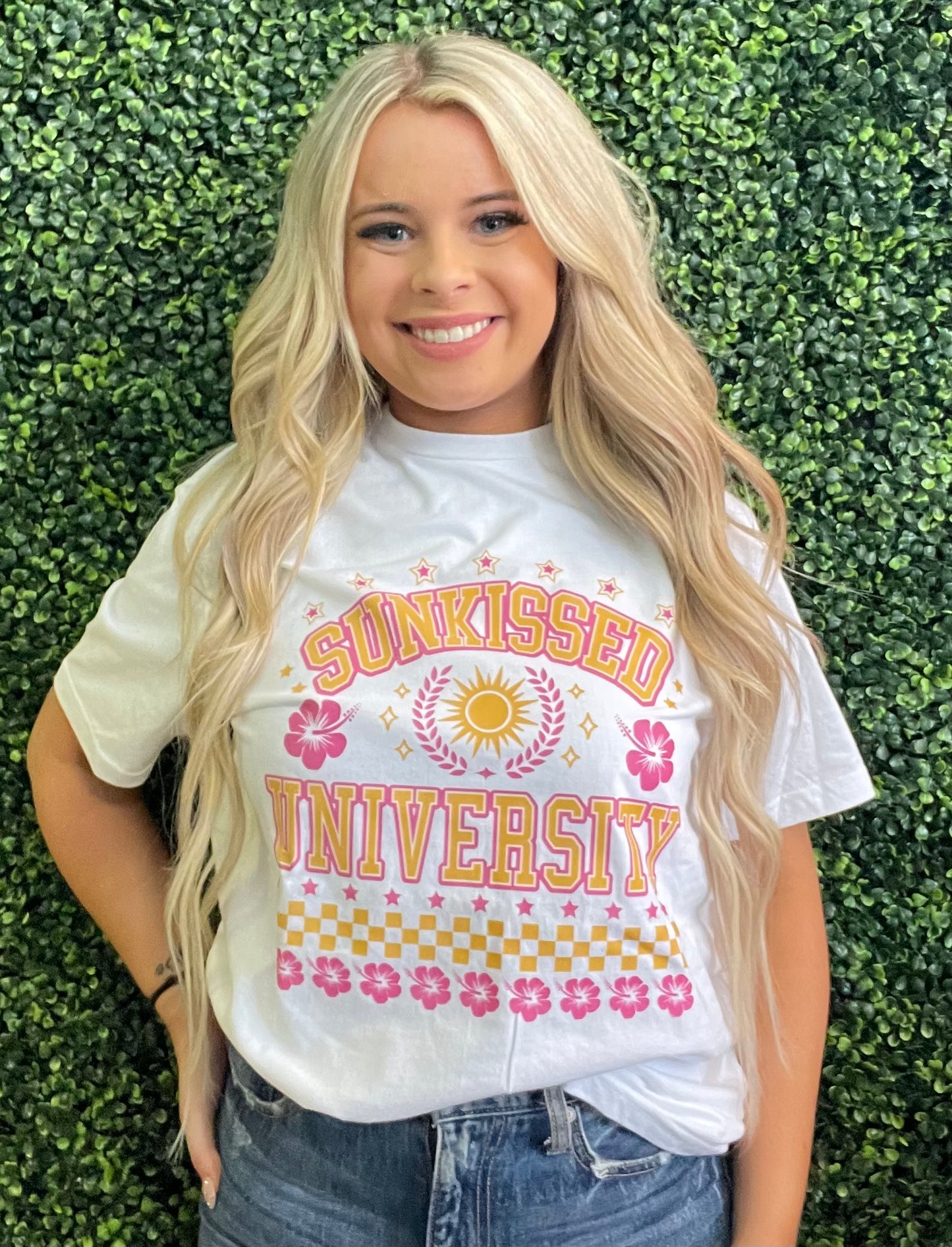 Sunkissed University Tee