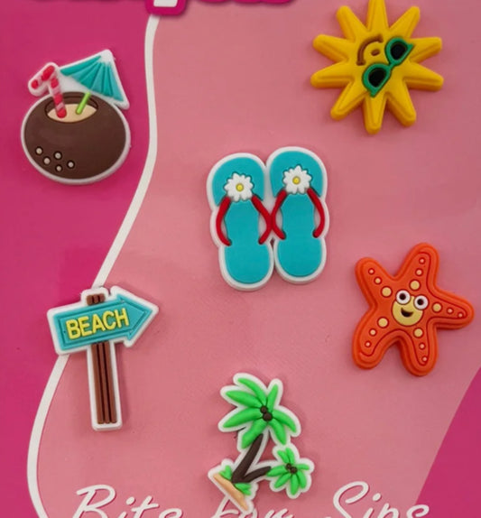 Beach Sun Tumbler Sleeve Charms