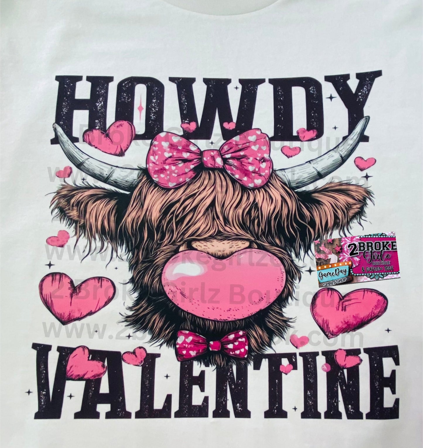 Howdy Valentine- Cream Tee or Sweatshirt