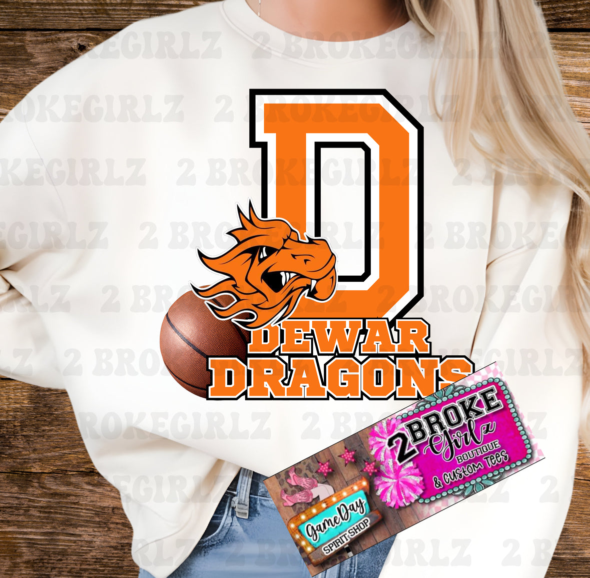 Dragons Basketball Crewneck